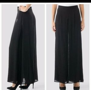 J. Ribkoff Black Crepe Walk Through Palazzo Pant 8